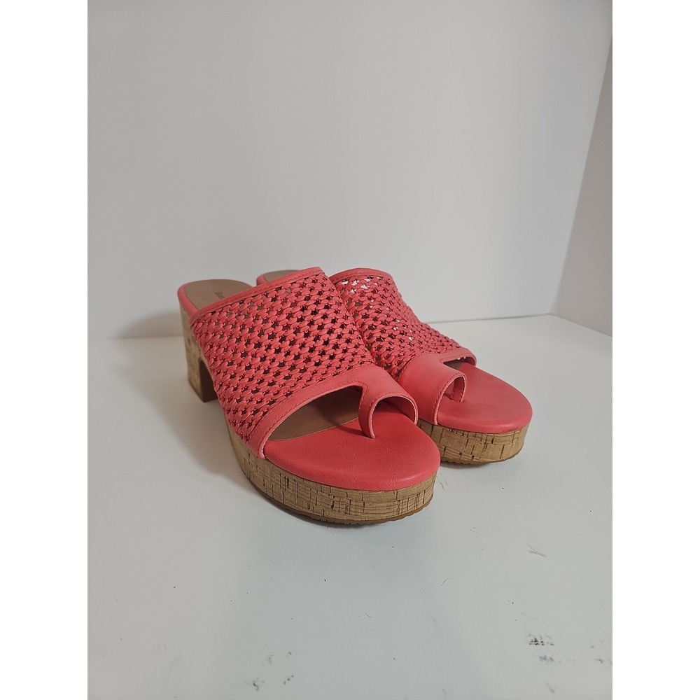 Baretraps MAIA "Women's Size 9M" Pink Wedge Sandals Shoes Coral Cove